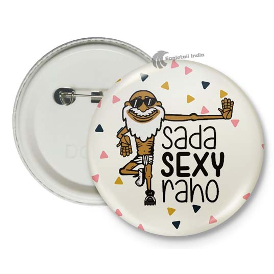 BUTTON BADGE WITH WHITE BACK ETIPB095