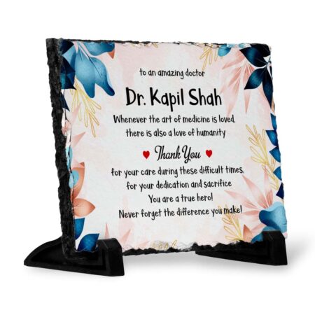 Personalized Doctor Thank You Rock Slate Gift for Doctor 2
